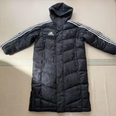 adidas ブラック ベンチコート 130