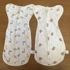 スワドル　腕出せるタイプ　薄手メッシュL ２枚セット