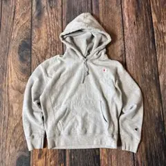 チャンピオン リバースウィーブ パーカー M グレー 無地 ホンジュラス製　古着