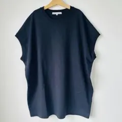 美品　23区　サイズ40 Ｌ　コットン　ドルマンTシャツ　ブラックのサムネイル