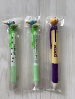 製薬会社 ノベルティ ボールペン 3本セット　ジプレキサ　ロナセン