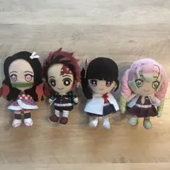 鬼滅の刃 ぬいぐるみ 4体セット