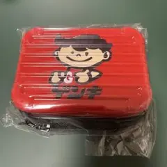 ゲンキくん　ミニポーチ キャリーケース型 赤のサムネイル