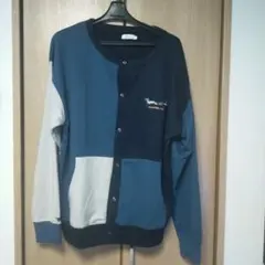 【新品タグ付き】　グラニフ　ナガスギルイヌ　裏毛スウェットカーディガン