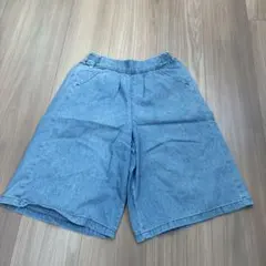 ガウチョパンツ　デニム　130