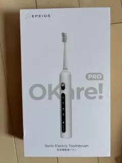 【新品未開封！】EPEIOS 音波電動歯ブラシ PRO ホワイトのサムネイル