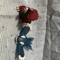 [クリア伝説セット]ポケモン フィギュア グラードンカイオーガ 2体セット指人形