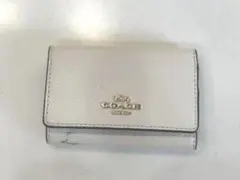 COACH キーケース　白色