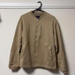 ベージュ ジップアップジャケット Mサイズ