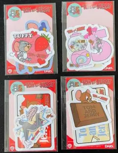 トムとジェリー オリジナルステッカー 全４種類 セブンイレブン