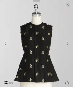 ユナイテッドアローズ　＜LOEFF＞レモン ジャガード ベスト