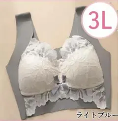 シームレスブラ ノンワイヤーブラ ナイトブラ 3L 小さく見せるブラ 授乳 新品