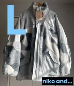 niko and... ボアジャケット L