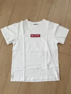 MILKFED. ミルクフェド 半袖 ロゴTシャツ 白のサムネイル