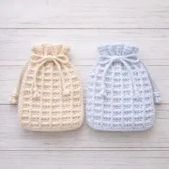 ワッフル巾着