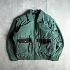 【90s vintage】ダウンジャケット　ブルゾン　ダウン60% 短丈　古着