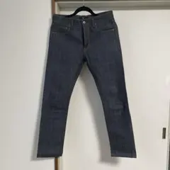 ユニクロ　+J 27インチ　セルビッジストレートジーンズ