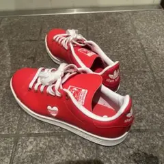 【値下げ！】adidas Stan Smith レッド ハート型デザイン