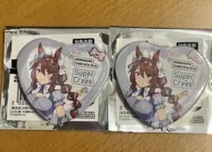 ウマ娘 シンデレラグレイ スーパークリーク アトレ秋葉原　ハート缶バッジ