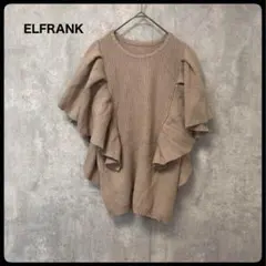 ELFRANK エルフランク　ラッフルスリーブニットプルオーバーのサムネイル