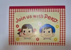 不二家 ペコちゃん ポコちゃん メモ帳 ミニノート 平成レトロのサムネイル