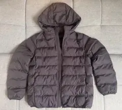 【美品未使用】ユニクロ160sizeネイビーパフテックウォッシャブルパーカー