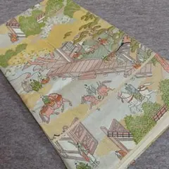 ◆1805◆六通柄　袋帯　御所解文様　武家屋敷　着物帯　和装のサムネイル