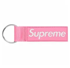 Supreme シュプリームウェビングキーチェーン ピンク se1503r - メルカリ
