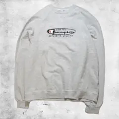 90's Champion クルーネック スウェット トレーナー グレー