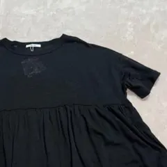 ピュアルセシン　Du noir 透かし編み　プルオーバー ペブラムのサムネイル