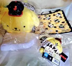 サンリオ×侍ジャパンタイトー1番くじＡ賞ポムポムプリン抱き枕セットD賞E賞