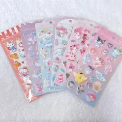 正規品 サンリオ ジュエル マシュマロステッカーズ 6種セット