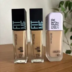 メイベリン　リキッドファンデーション３点