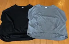 【アーバンリサーチドアーズ】コットンバックタックフレンチプルオーバー 2枚セット