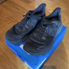 HOKA CLIFTON 10 26.5cm ホカクリフトン10黒ブラックワイド