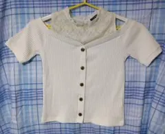 INGNI　オフショルダー　トップス　ホワイト　白　１回着用