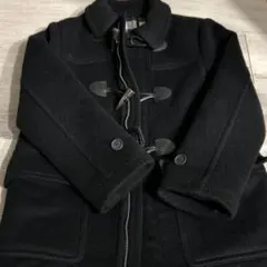 BURBERRY 8才　128センチ　目安 子供用 ウールダッフルコート 黒