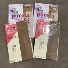 【新品・未使用／訳あり特価！】ガーターストッキング 4パックセット