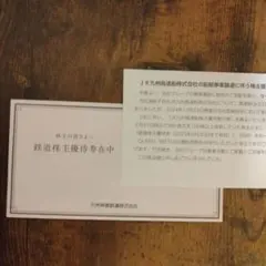 未開封　九州 鉄道株主優待券 2025年6月30日まで