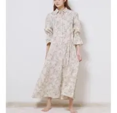 SNIDEL HOME フラワープリント ロングワンピース