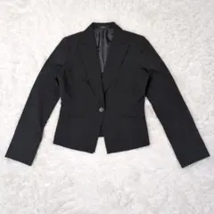 【COMME CA ISM】黒 テーラードジャケット L きれいめ オフィス