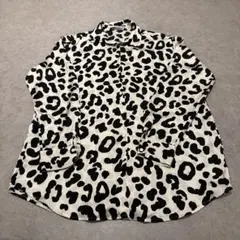 ZARA レオパード柄 長袖シャツ S