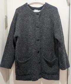 ブークレプレーティングアウターカーディガン