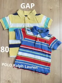 POLO Ralph LaurenとGAP ポロシャツ2枚セット　80 12M