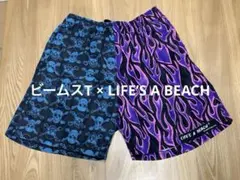 80’s当時物デッドストック LIFE’S A BEACH フランケン柄ショーツ 80's当時物デッドストック LIFE'S A BEACH フランケン柄ショーツ