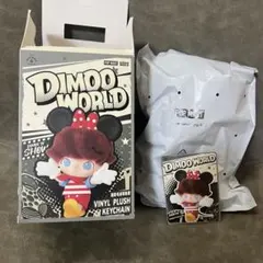 DIMOO WORLD × DISNEY ぬいぐるみキーチェーン ミニー