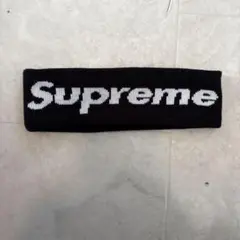 Supreme ヘアバンド 黒 ニューエラコラボ