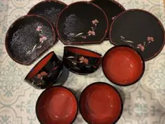 新品未使用　桂由美　漆器セットのサムネイル