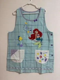 保育士 エプロン ディズニー　アリエル