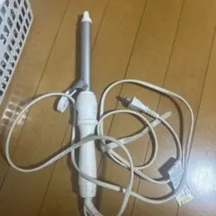 サロニア　カールヘアアイロン シルバー 温度調整機能付き